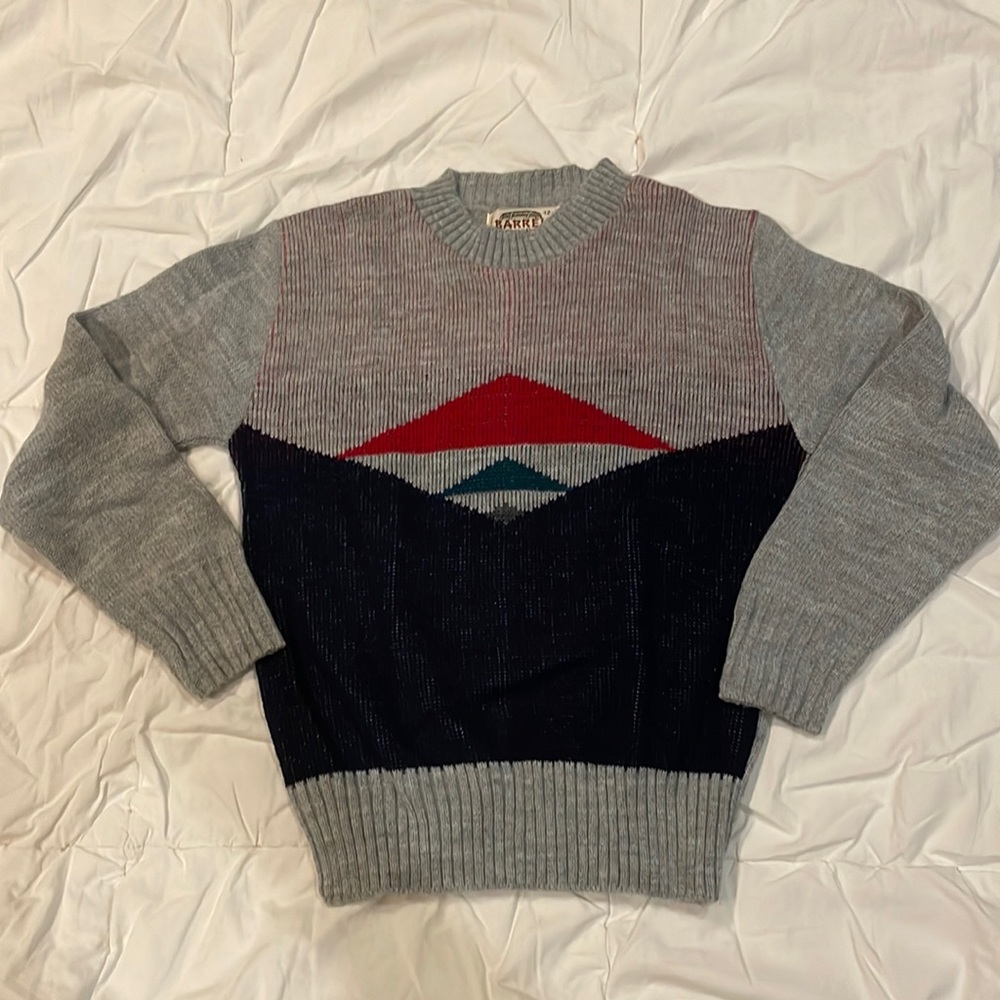 Vintage Knit Sweater, sz 12